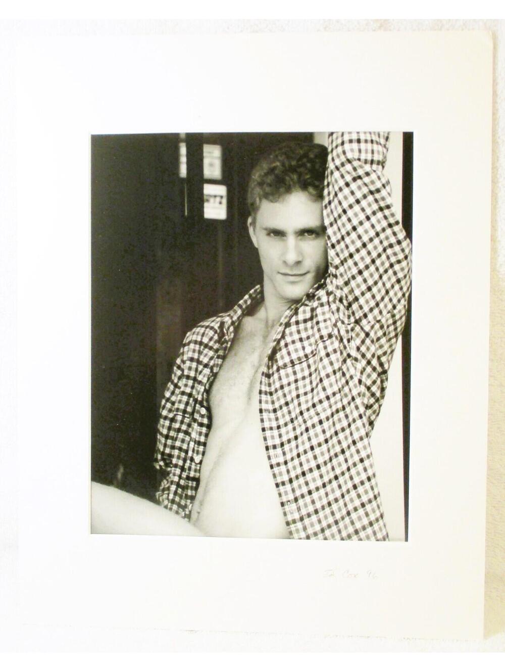 Ed Cox Erotic Gay Photograph CHRISTIAN Dancer Overtown Miami 1996 Signed Matted